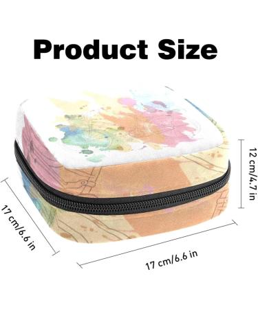 Javenproeqt Portable Women's Binding Bags | Menstrual Cup Pocket & Colorful Pads for Teen Girls - Perfect for First Period - Buy Online on GoSupps.com