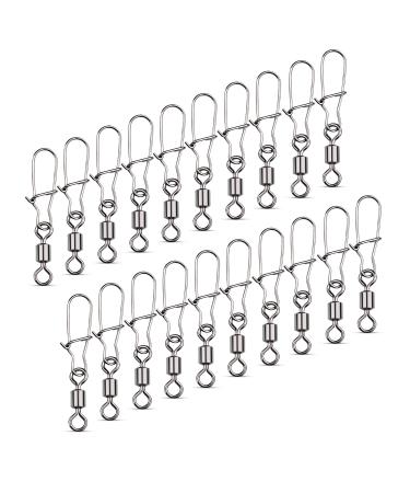 AMZFISHING NEW 20x fishing vertebrae with Fast-Lock |Fishing carabiner vertebrae |Spine range |Wirting set |Fishing vertebrae |Angel vertebrae |Fishing vertebrae Set |Fishing vertebrae |Fishing accessories vertebrae Set 20 10 - Buy Online on GoSupps.com