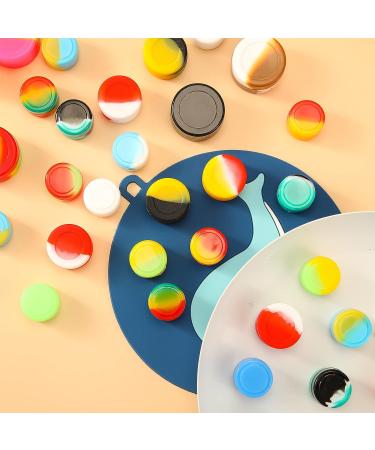Silicone Wax Container Set | Non-stick Storage Jars for Oil Wax | 2ml 3ml 5ml | Includes Wax Carving Tool Mat | 153 Pieces - Buy Online on GoSupps.com