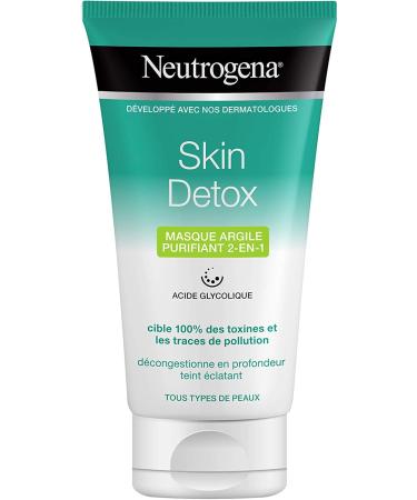 Neutrogena Skin Detox Purifying Clay Mask 2in1 150ml - Buy Online on GoSupps.com