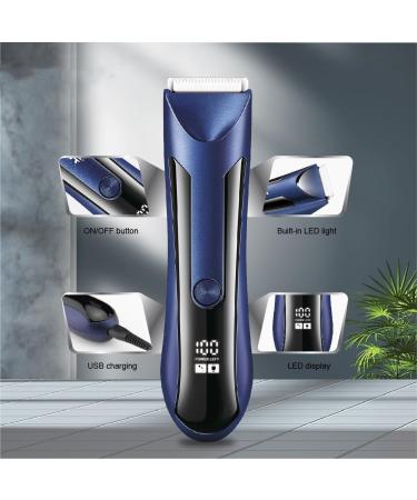 Waterproof Hair Clippers for Men & Women - Rechargeable Body Groomer & Beard Trimmer with Ceramic Blade - Buy Online on GoSupps.com