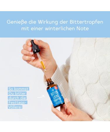 Bitterliebe Bitter Fabrics Drop 50ml - Limited Winter Edition 3 Set | Hildegard von Bingen Bitter Herbs | International Shipping Available - Buy Online on GoSupps.com