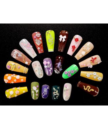 3D Butterfly Nail Charms Set - 1400pcs Y2K Nail Accessories for Acrylic Nails | Rhinestones, Multi-Shape, Luxury Kawaii Nail Art Supplies - Buy Online on GoSupps.com