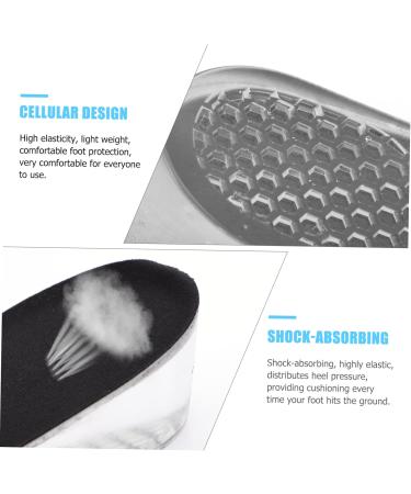 FRCOLOR Height Increasing Insoles for Men & Women - Shock-Absorbing Comfortable Shoe Cushions - 3 Pairs | International Shipping - Buy Online on GoSupps.com