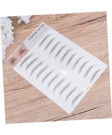 Didiseaon 2pcs 3d Eyebrow Stickers Eyebrow Stencil Stick on Brows Imitation Eyebrow Template 6 Proof - Buy Online on GoSupps.com