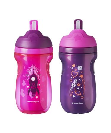 Tommee Tippee Insulated Toddler Straw Sippy Cup 9oz 12+ Months - 2 Count - Buy Online on GoSupps.com