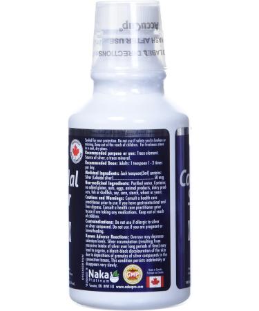 Naka Platinum - Pure Colloidal Silver 10ppm 250ml - Colloidal Silver Liquid Trace Minerals Supplement for Immune System Support - Colloidal Minerals Liquid Silver for Health - Vegan - Buy Online on GoSupps.com