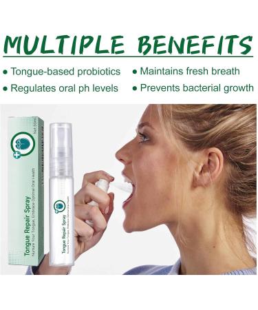 Spray Buccal Protection Spray de R paration de Langue Spray De Soulagement de Langue Langue Spray pour Mauvaise Haleine Spray Rafra chissant pour L'haleine - Buy Online on GoSupps.com