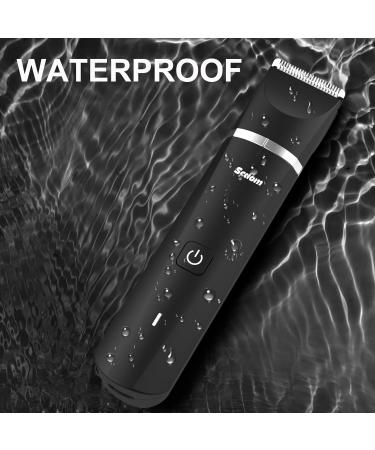 Intimate Razor for Men | Scdom Body Groomer with USB Charging | Wet/Dry Waterproof Cordless Razor for Pubic Beard & Nose Care - Buy Online on GoSupps.com