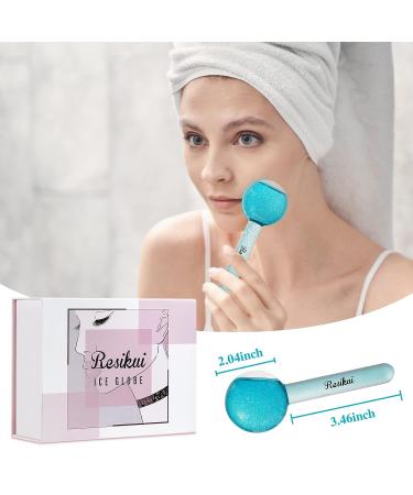 RESIKUI Ice Roller Facial Cooling Globes Face Massager Tools for Anti-Aging and Tightening Skin - Blue - Buy Online on GoSupps.com
