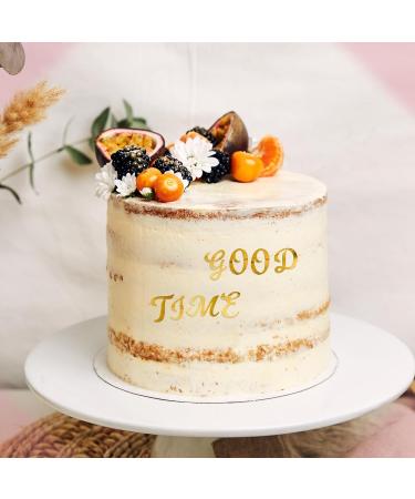 27 PCS Acrylic Alphabet Cake Topper Gold Cake Letters Decoration DIY Personalized Name Cupcake Toppers Mirror Alphabet A-Z Cake Picks for Birthday Party Wedding Graduation Cake Decoration (Uppercase) - Buy Online on GoSupps.com