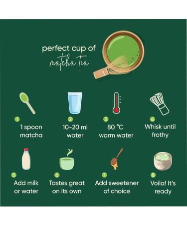Tencha Matcha culinaire | Poudre de th vert matcha japonais pur | De Shizouka Japon | V gan | Sans dulcorants artificiels | 50 g 1 pi ce 50 g culinaire - Buy Online on GoSupps.com