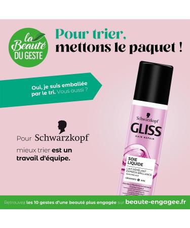 Schwarzkopf Gliss Express Detangling Milk Liquid Silk Gloss 200 ml Pack of 2 - Buy Online on GoSupps.com