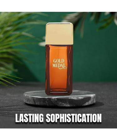 Gold Medal Men Cologne Fresh Scent Eau De Toilette Spray Fragrance For Men Long-Lasting Cologne Choice For Daily Wear Elegant 100ml Bottle - Buy Online on GoSupps.com