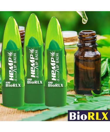 BioRLX Hemp Oil Aloe Vera Lip Balm SPF 15 - THC-Free Paraben-Free Color-Free 1 Piece - Shop Internationally - Buy Online on GoSupps.com