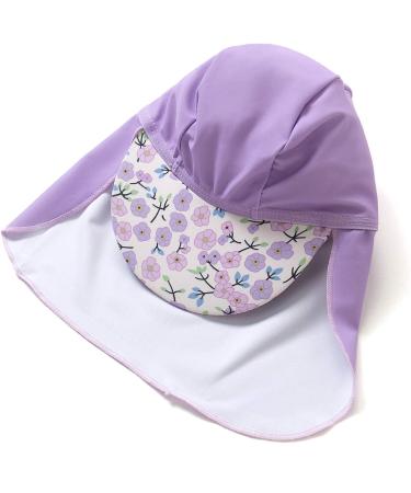 BONVERANO Baby Girls Swimsuit | Long-Sleeve Zipper One Piece Swimwear | UPF 50+ Sun Protection | Lavender 3-6 Months - Buy Online on GoSupps.com