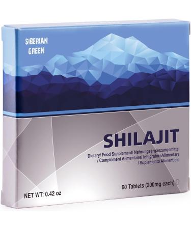 Natural Shilajit in Tablets 2 Packs of 60 Tablets (Total 120 Tablets) Golden Shilajit label - Buy Online on GoSupps.com