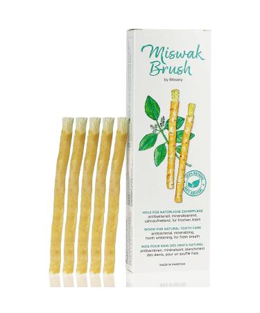 Miswak Toothbrush from blissany - Siwak SWAK Traditional Arabian Toothbrush Wooden Toothbrush for Natural White Teeth 5pcs - Buy Online on GoSupps.com