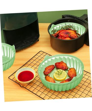 Alipis Round Pan Baking Pans Roasting Pan Airfryer Rubber Liners Silicone Pot Liner Accessories Washable - Buy Online on GoSupps.com