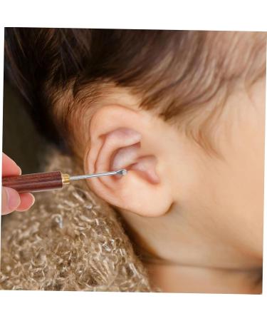 FRCOLOR 8 Pcs Wooden Ear Spoon Set | Durable Ear Cleaning Tools & Wax Removal Picks | Effective Ear Scoops & Picks for Hygiene - Buy Online on GoSupps.com