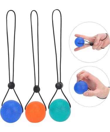 Verdant Touch Grip Ball 3 Pack Hand Wrist Rehabilitation & Strength Training Massage Balls - Blue 30 Orange 20 Green 35  - Buy Online on GoSupps.com