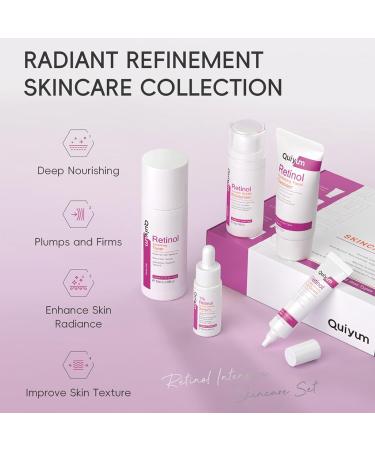 Retinol Skin Care Set for Women Anti Aging Skin Care Set with Facial Cleanser Toner Serum Retinol Moisturizer Eye Cream to Reduce Dark Circles - Buy Online on GoSupps.com