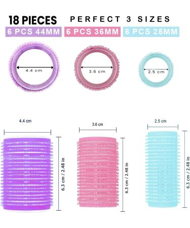 CAPIKE 37-Piece Hair Rollers Set with Self Grip Velcro Rollers, Clips, Combs, and French Braid Device - Jumbo, Large, and Medium Sizes - Hair Styling Kit - Buy Online on GoSupps.com