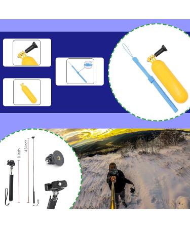 44 in 1 Action Camera Accessory Kit - Compatible with Insta360 One X3 X2 One R, Gopro Hero 10 11 - Buy Online on GoSupps.com