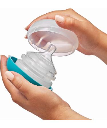 Boon NURSH Storage Buns - Blue & White (Pack of 3) | Convenient Baby Bottle Storage Solution - Buy Online on GoSupps.com