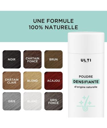 Fibres pour cheveux - 30 g - Poudre pour cheveux 100 % naturelle (brun fonc ) fibres cheveux paississement des cheveux cheveux fiber cheveux powder poudre de cheveux 25 g (Lot de 1) Ch tain fonc  - Buy Online on GoSupps.com