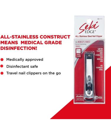ALL Stainless Steel Nail Clipper (SS-111) - Premium Quality Durable and Sharp | International Shipping Available - Buy Online on GoSupps.com