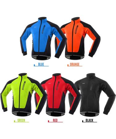 Lixada Men's Waterproof Windproof Bicycle Jacket | Thermofleece MTB Racing Coat for Autumn & Winter Cycling - Buy Online on GoSupps.com