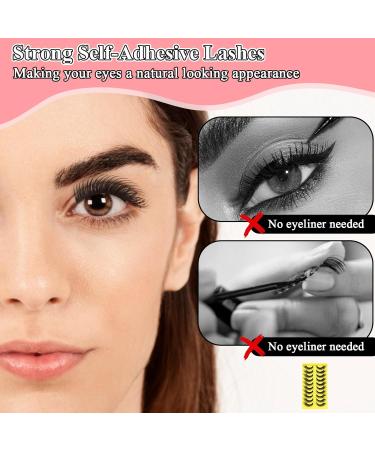 Natural Cat Eye Lashes - 3D Wispy Fox Eye Fake Lashes | Reusable Soft & Lightweight | 10 Pairs for Beginners - Buy Online on GoSupps.com