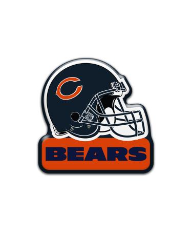 Aminco NFL Chicago Bears 3"" Heavy Duty Helmet Magnet, Blue, 4.5 (NFL-MG-1067-16)