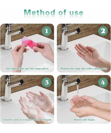 Buy Bamsod 12 Portable Fragrant Bathing Soap Leaves | Travel-Friendly Foam Paper Soap for Laundry & Hand Use - Buy Online on GoSupps.com