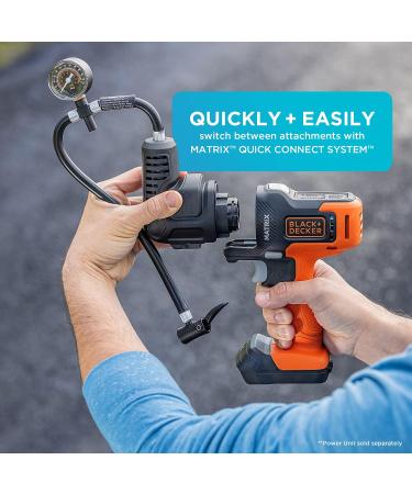 BLACK+DECKER BDCMTHPI Inflator Multi-Tool Attachment Inflator Head - Buy Online on GoSupps.com