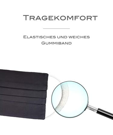 BAF Community Masks 2-Pack | Unisex Cotton Masks with Motif | Washable Mundschutz - Black/White - Buy Online on GoSupps.com