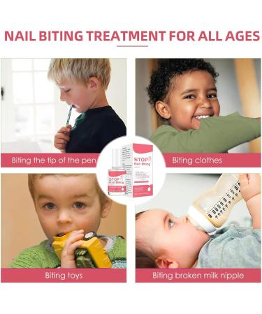 Nail Biting Prevention Polish 0.5fl oz Anti Bite Nail Polish | Stop Nail Biting Polish For Kids Thumb Sucking Stop Nail Biting Care Safe & Effective Bitter Taste For Stop Putting Fingers - Buy Online on GoSupps.com