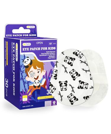 OK TAPE Eye Patch for Kids 30 Packs Adhesive Eye patches for Lazy eye, Breathable Material, Latex Free, Fun Eye patchs Design (Regular Size)