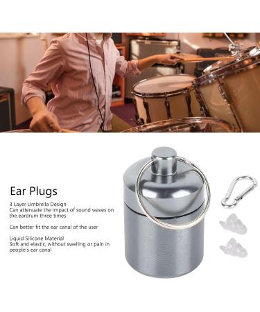 Buy Reusable Silicone Ear Plugs for Concerts & Festivals | Best Hearing Protection for Musicians & Bartenders | Transparent Earplugs - Buy Online on GoSupps.com