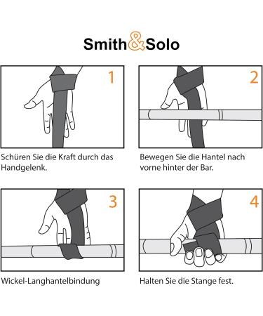 Smith & Solo Train Aid - Strength Training Lifting Straps for Men & Women | Fitness Accessories for Bodybuilding & Gym - Buy Online on GoSupps.com