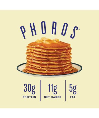 High Protein Pancake & Waffle Mix - 30g Protein Low Carb Keto Friendly - Phoros Nutrition - Buy Online on GoSupps.com