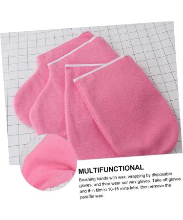 FRCOLOR Practical Wax Heat Cover 12 Sets Leather Horn Boots Polyester Lining Nail Women's Moisturizing Hand Gloves - Buy Online on GoSupps.com