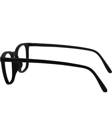 Opulize Bex Reading Glasses 4 Pack - Stylish Quadrat Frames Scratch-Resistant Spring Hinges +2.00 Diopters for Men & Women - Black Matt Brown - Buy Online on GoSupps.com