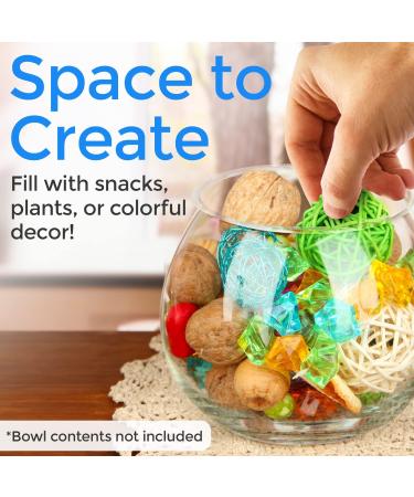 6 Pack 27oz Mini Plastic Fish Bowls for Decoration and Drinks - Clear Vase for Centerpieces - Fun Party Starter Set - Buy Online on GoSupps.com