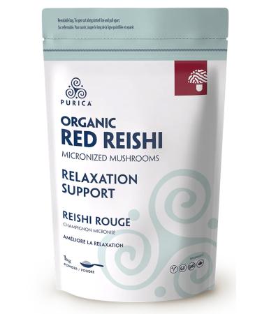 Purica - Red Reishi 1kg powder 1 kg (Pack of 1)