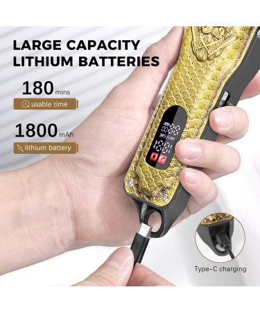 Buy ENSSU Professional Hair Clippers for Men | Cordless Barber Clippers with Adjustable Blades & LED Display | Ideal for Home & Professional Use - Buy Online on GoSupps.com