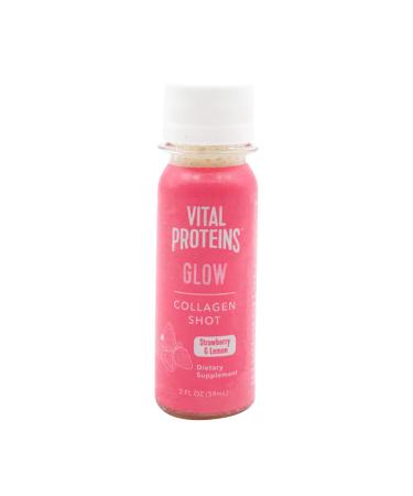 Vital Proteins, Glow Collagen Shot, Strawberry & Lemon, 2 Fl Oz