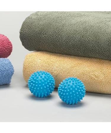KOC Reusable Dryer Balls - Non-Melt Tumble Laundry Wash Cubes for Softer Clothes - Reduces Wrinkles and Static - Hypoallergenic Fabric Softener - Blue - Buy Online on GoSupps.com