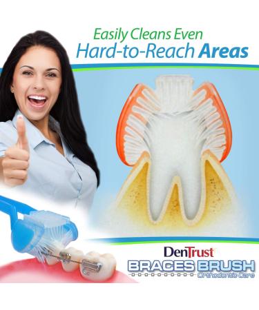 Buy Original 3-Sided DenTrust Toothbrush - Clinically Proven Electric Brush 6-Pack for Adults - Best International Shipping - Buy Online on GoSupps.com